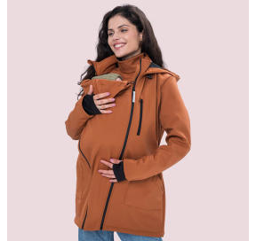 4 in 1 Softshell maternity babywearing jacket