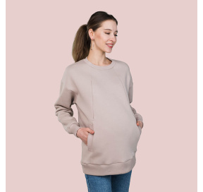 Maternity & nursing oversize sweatshirt